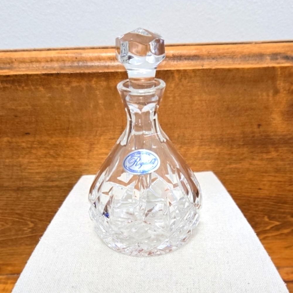 Rogaska Cut Crystal Perfume Bottle With Dauber